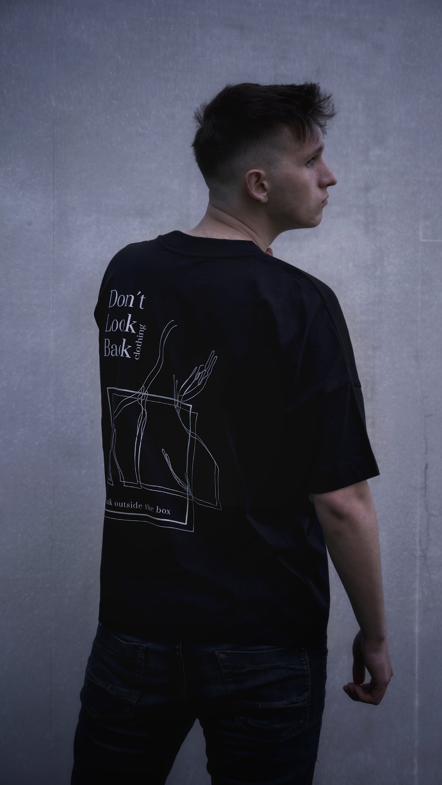 T-OTB Neutral Black Tee